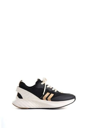 Tenis Fly Up Spirited En Textil Y Cuero Para Mujer Silueta Liviana Tenis Fly Up Spirited En Textil Y Cuero Para Mujer Silueta Liviana Negro 34 FLYUP