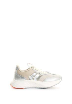 Tenis De Cuero Y Malla Para Mujer Fibermesh Fly Up Tenis De Cuero Y Malla Para Mujer Fibermesh Fly Up Blanco 37 FLY UP
