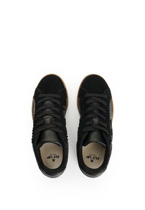 Tenis Sparkle De Cuero Para Mujer Fly Up Tenis Sparkle De Cuero Para Mujer Fly Up Negro 38 FLY UP