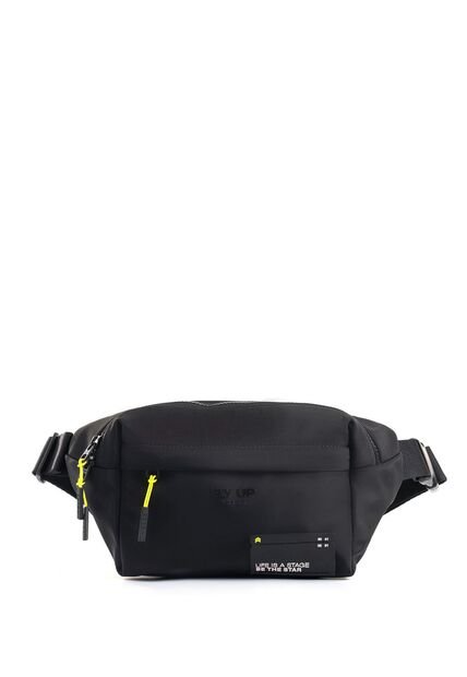 Riñonera Fly Up Wave Para Mujer Clásica Riñonera Fly Up Wave Para Mujer Clásica Negro FLYUP