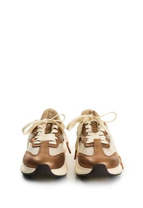 Tenis De Cuero Y Malla Para Mujer Fibermesh Fly Up Tenis De Cuero Y Malla Para Mujer Fibermesh Fly Up Bronce 35 FLYUP