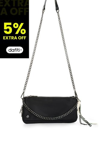Manos Libres En Lona Para Mujer Folded Flap Voltage Manos Libres En Lona Para Mujer Folded Flap Voltage Negro FLY UP FLY UP