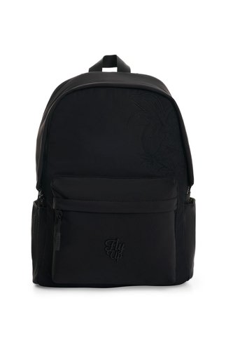 Morral En Lona Para Mujer Star 1.0 Floral Morral En Lona Para Mujer Star 1.0 Floral Negro FLY UP FLY UP