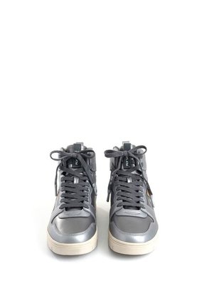 Tenis Fly Up Off En Textil Y Cuero Para Mujer High Top Tenis Fly Up Off En Textil Y Cuero Para Mujer High Top Plata 37 FLY UP