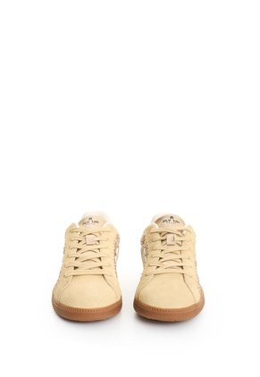 Tenis Sparkle De Cuero Para Mujer Fly Up Tenis Sparkle De Cuero Para Mujer Fly Up Beige 38 FLY UP