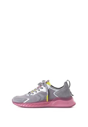 Tenis Fly Up Life De Cuero Para Mujer Detalles Contraste Tenis Fly Up Life De Cuero Para Mujer Detalles Contraste Gris 39 FLYUP