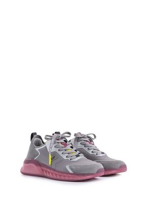 Tenis Fly Up Life De Cuero Para Mujer Detalles Contraste Tenis Fly Up Life De Cuero Para Mujer Detalles Contraste Gris 39 FLYUP