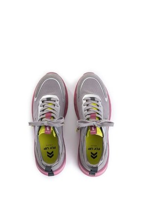 Tenis Fly Up Life De Cuero Para Mujer Detalles Contraste Tenis Fly Up Life De Cuero Para Mujer Detalles Contraste Gris 39 FLYUP