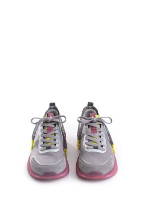 Tenis Fly Up Life De Cuero Para Mujer Detalles Contraste Tenis Fly Up Life De Cuero Para Mujer Detalles Contraste Gris 39 FLYUP