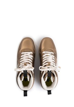 Tenis Fly Up Off En Textil Y Cuero Para Mujer High Top Tenis Fly Up Off En Textil Y Cuero Para Mujer High Top Dorado 37 FLY UP