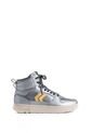 Tenis Fly Up Off En Textil Y Cuero Para Mujer High Top Tenis Fly Up Off En Textil Y Cuero Para Mujer High Top Plata 40 FLYUP de FLYUP