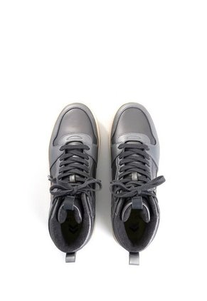 Tenis Fly Up Off En Textil Y Cuero Para Mujer High Top Tenis Fly Up Off En Textil Y Cuero Para Mujer High Top Plata 35 FLY UP