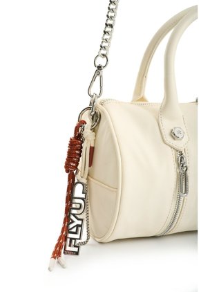 Manos Libres Mini Bowling En Lona Para Mujer Voltage Manos Libres Mini Bowling En Lona Para Mujer Voltage Crema FLY UP