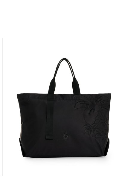 Shopping En Lona Para Mujer Carry Floral Shopping En Lona Para Mujer Carry Floral Negro FLY UP