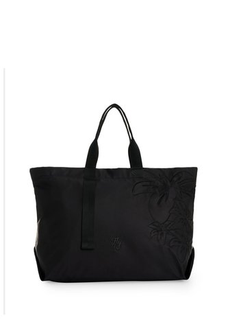 Shopping En Lona Para Mujer Carry Floral Shopping En Lona Para Mujer Carry Floral Negro FLY UP FLY UP