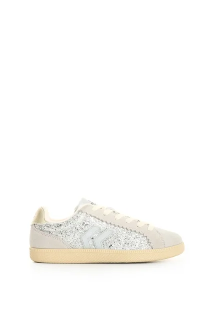 Tenis Sparkle De Cuero Para Mujer Fly Up Tenis Sparkle De Cuero Para Mujer Fly Up Gris 36 FLY UP