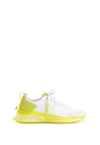 Tenis Fly Up Life De Cuero Para Mujer Detalles Contraste Tenis Fly Up Life De Cuero Para Mujer Detalles Contraste Blanco 36 FLY UP FLY UP
