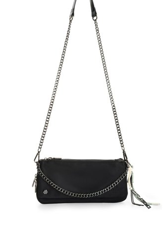 Manos Libres En Lona Para Mujer Folded Flap Voltage Manos Libres En Lona Para Mujer Folded Flap Voltage Negro FLY UP FLY UP