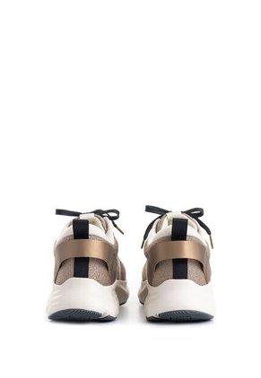 Tenis Fly Up Spirited En Textil Y Cuero Para Mujer Silueta Liviana Tenis Fly Up Spirited En Textil Y Cuero Para Mujer Silueta Liviana Dorado 38 FLYUP