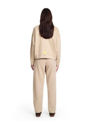 Buzo Slide Crew Oversized En Tejido De Punto Para Mujer Cropped Buzo Slide Crew Oversized En Tejido De Punto Para Mujer Cropped Crema XL FLYUP