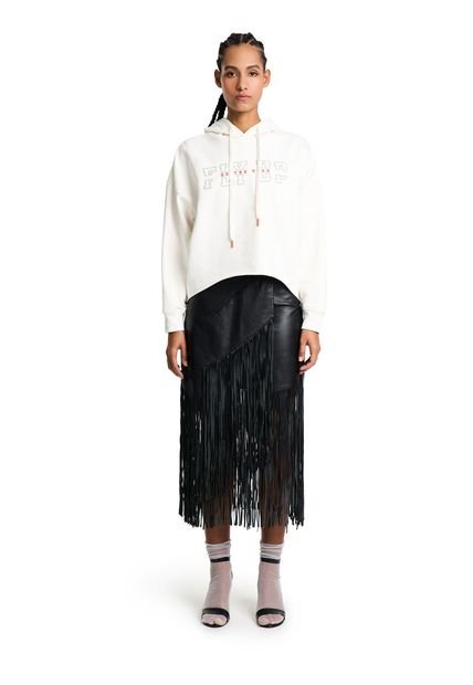 Hoodie Cropped Essence Para Mujer Fly Up Hoodie Cropped Essence Para Mujer Fly Up Crema L FLYUP