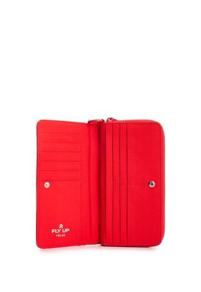 Porta Chequera En Lona Para Mujer Rush 2 Porta Chequera En Lona Para Mujer Rush 2 Rojo FLY UP