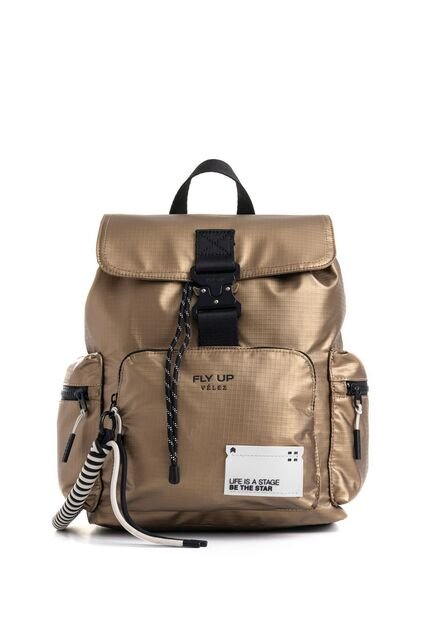 Morral Fly Up Move Para Mujer Detalle Contraste Morral Fly Up Move Para Mujer Detalle Contraste Dorado FLY UP