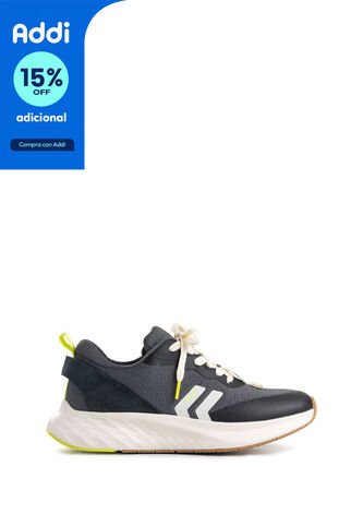 Tenis Fly Up Spirited 2.0 En Textil Y Cuero Para Hombre Contraste Tenis Fly Up Spirited 2.0 En Textil Y Cuero Para Hombre Contraste Negro 43 FLYUP FLYUP