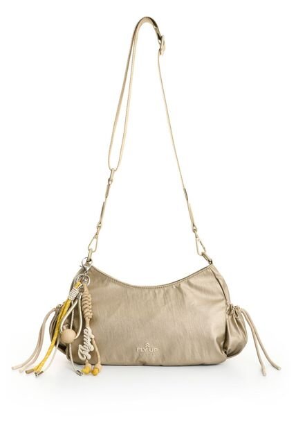 Baguette En Lona Flare Para Mujer Fly Up Baguette En Lona Flare Para Mujer Fly Up Dorado FLY UP