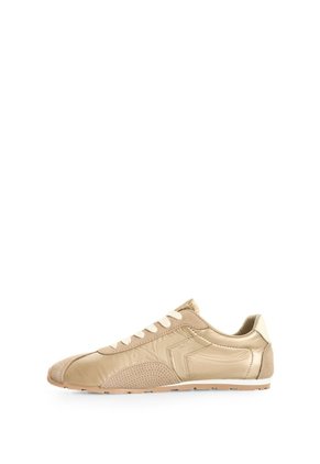 Tenis En Lona Y Carnaza Para Mujer Classic 1.0 Tenis En Lona Y Carnaza Para Mujer Classic 1.0 Dorado 40 FLY UP