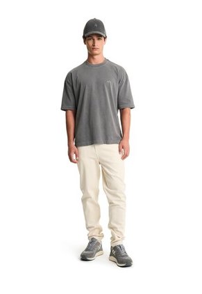 Camiseta Manga Corta Oversized Unisex Hazel Camiseta Manga Corta Oversized Unisex Hazel Gris XS FLYUP