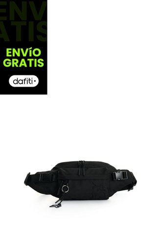 Riñonera Stripes 2.0 En Lona Texturizada Para Hombre Fly Up Riñonera Stripes 2.0 En Lona Texturizada Para Hombre Fly Up Negro FLY UP FLY UP