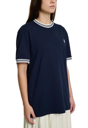 Camiseta Regular Heritage Unisex Fly Up Camiseta Regular Heritage Unisex Fly Up Azul Oscuro L FLYUP