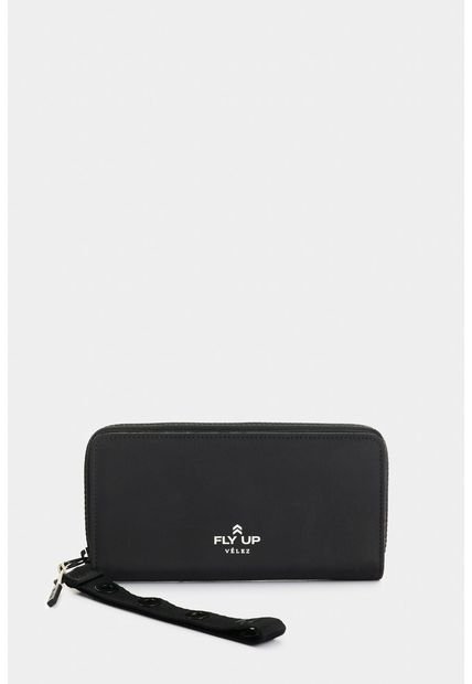 Porta Chequera En Lona Para Mujer Rush 2 Porta Chequera En Lona Para Mujer Rush 2 Negro FLYUP