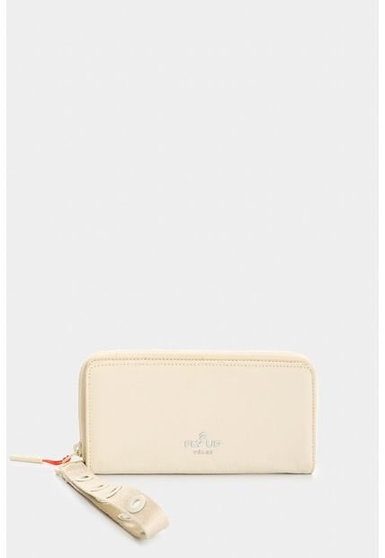 Porta Chequera En Lona Para Mujer Rush 2 Porta Chequera En Lona Para Mujer Rush 2 Crema FLYUP