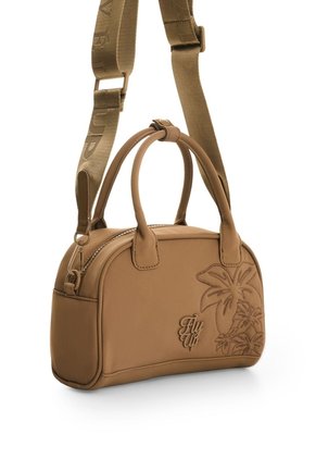 Manos Libres En Lona Para Mujer Honor Floral Manos Libres En Lona Para Mujer Honor Floral Tabaco FLY UP