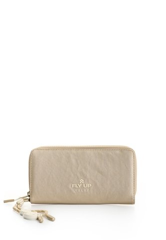 Porta Chequera Rush En Lona Para Mujer Fly Up Porta Chequera Rush En Lona Para Mujer Fly Up Dorado FLY UP FLY UP