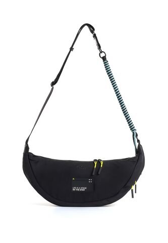 Baguette Grande Fly Up Free Para Mujer Detalle Bicolor Baguette Grande Fly Up Free Para Mujer Detalle Bicolor Negro FLYUP FLYUP