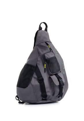 Morral Fly Up Energy En Lona Para Hombre Silueta Retro Morral Fly Up Energy En Lona Para Hombre Silueta Retro Gris FLYUP