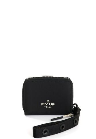Billetera En Lona Para Mujer Rush Billetera En Lona Para Mujer Rush Negro FLY UP FLY UP
