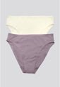 Panty Paq X2 Mujer Marfil/Morado FI 96633 de Formas Intimas