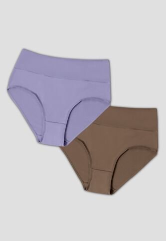 Cachetero Paq X2 Mujer Hortensia-Chocolate Fi 69007 Formas Intimas