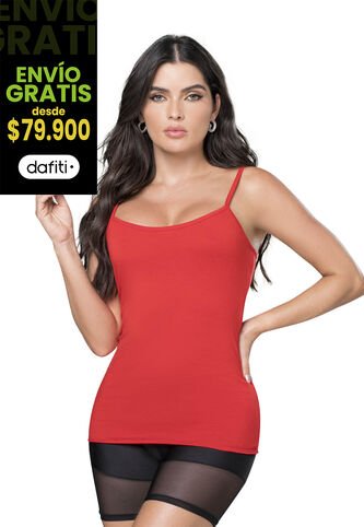 Camisilla Interior Mujer Rojo FI 3248 Formas Intimas