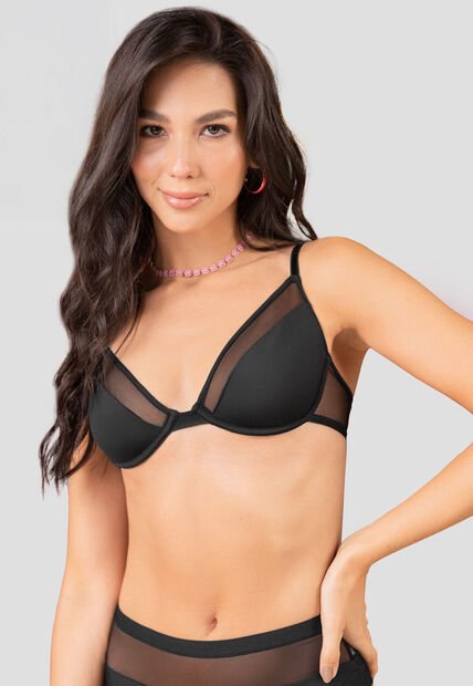 Brasier Mujer Negro FI 102331