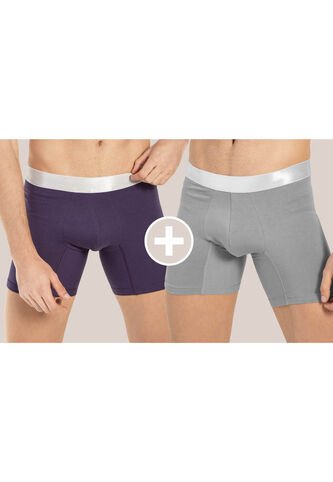 Bóxer Paq X2 Masculino Multicolor FI 58299 Formas Intimas