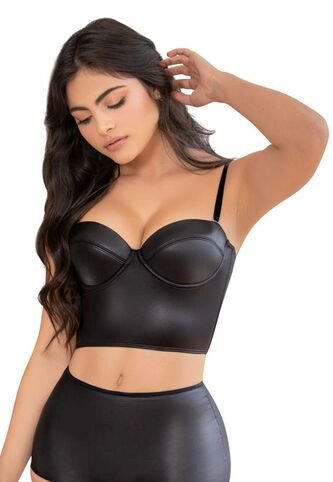 Corset Mujer Negro Fi 90694 Formas Intimas