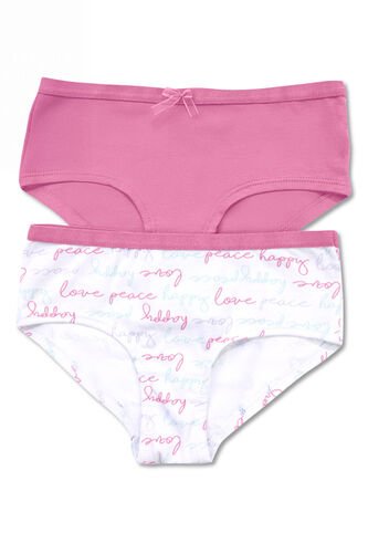 Cachetero Paq X2 Infantil Femenino Rosado Fi 33837 Formas Intimas