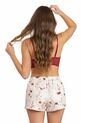 Pijama Mujer Blanco-Rojo FI 88792 de Formas Intimas