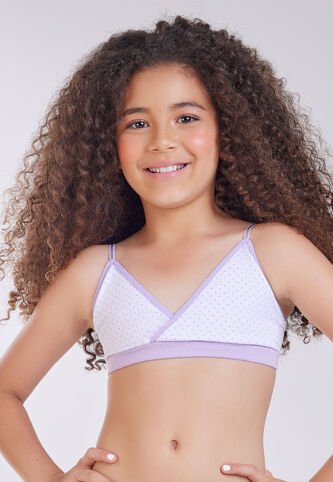 Brasier Infantil Lila Tech FI 33841 Formas Intimas