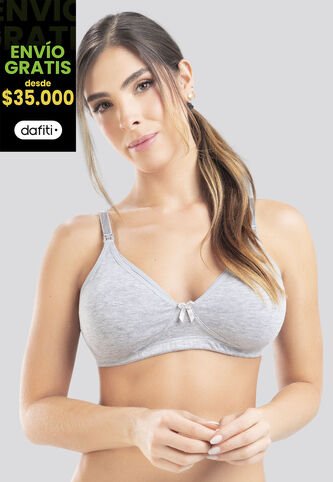 Brasier Mujer Gris Jaspe FI 96392 Formas Intimas